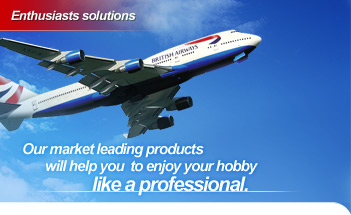 Our market leading products will help you  to enjoy your hobby like a professional.